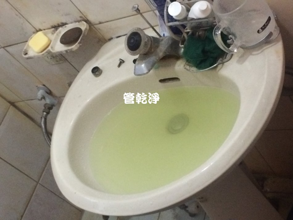 水龍頭噴出綠水? (桃園 八德 東勇街 洗水管 )